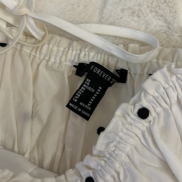 Forever 21 Smock Waist Polka Dot Sundress - Picture 3 of 4